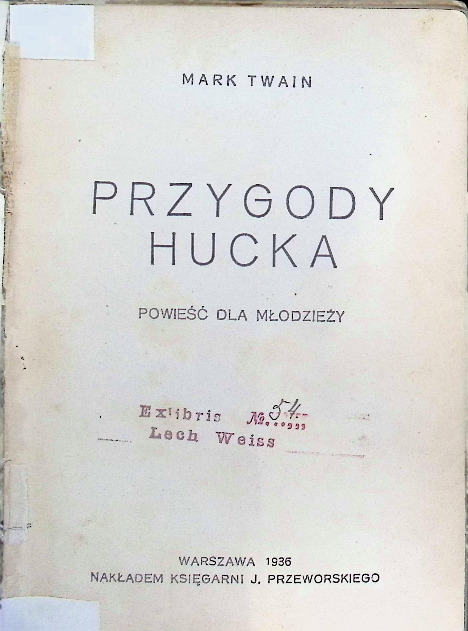 Przygody Hucka 1936 r.