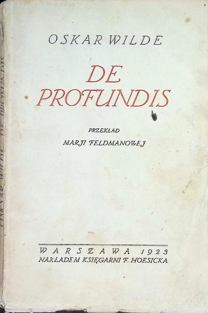 De Profundis 1923 r.