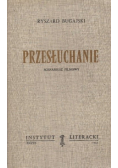 Przesłuchanie Scenariusz filmowy