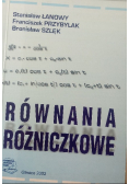Równania różniczkowe