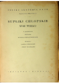 Supliki chłopskie XVIII wieku