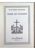 Wstęp do filozofii