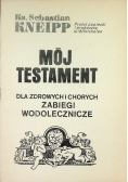 Mój Testament dla zdrowych i chorych zabiegi wodolecznicze