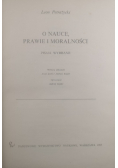 O nauce prawie i moralności