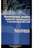 Numeryczna analiza systemów dynamicznych w środków Matlab