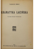 Gramatyka Łacińska  1925r
