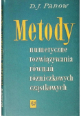 Metody numeryczne rozwiązania równań różniczkowych cząstkowych