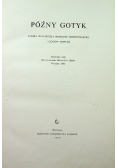 Późny gotyk