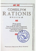 Consilivm Rationis