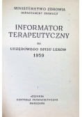 Informator terapeutyczny do urzędowego spisu leków 1959