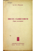 Decus Clericorum Etyka towarzyska
