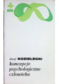 Koncepcje psychologiczne człowieka