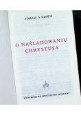 O naśladowaniu Chrystusa
