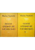 Dzieje literatury niemieckiej Tom I i II