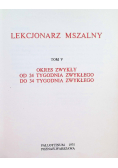 Lekcjonarz mszalny V