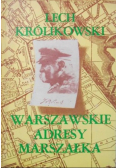 Warszawskie adresy Marszałka wersja kieszonkowa