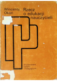 Rzecz o edukacji nauczycieli