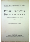 Polski słownik biograficzny Tom 1