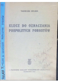 Klucz do oznaczania pospolitych porostów 1947 r.