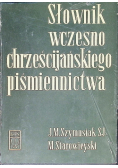 Słownik wczesno chrześcijańskiego piśmiennictwa