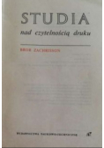 Studia nad czytelnością druku