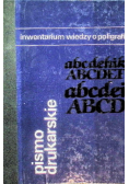 Inwentarium wiedzy o poligrafii