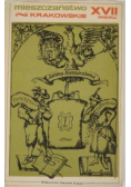 Mieszczaństwo krakowskie XVII w.