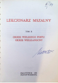 Lekcjonarz mszalny Tom 2