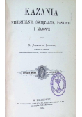Kazania niedzielne, świętalne, pasyjne i majowe, 1887 r.