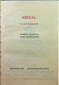 Mszał z czytaniami