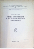 Piętra klimatyczne w polskich Karpatach Zachodnich