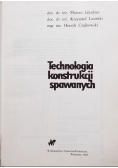 Technologia konstrukcji spawanych