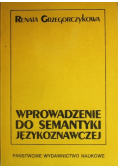 Wprowadzenie do semantyki językoznawczej