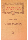Biblioteczka matematyczna Tom 31 O pojęciu wymiaru