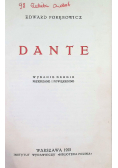 Dante, 1922 r.