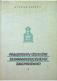 Fragmenty dziejów słowiańszczyzny zachodniej Tom 1