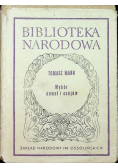 Mann Wybór nowel i esejów
