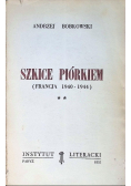 Szkice piórkiem Część 1
