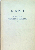 Krytyka czystego Rozumu Tom 1