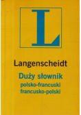 Duży słownik polsko francuski francusko polski