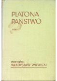 Platona Państwo Tom I