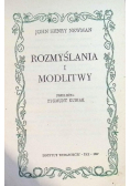 Rozmyślania i modlitwy
