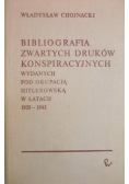 Bibliografia zwartych druków konspiracyjnych