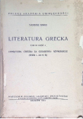 Literatura Grecka Tom III Część 1