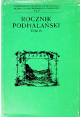 Rocznik podhalański Tom IV