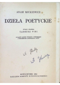 Mickiewicz Dzieła poetyckie 1934 r.