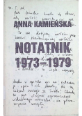 Notatnik 1973 - 1979