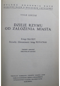 Dzieje Rzymu od założenia miasta Księgi XLI XLV Periochy Ksiąg XLVI - CXLII