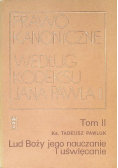 Prawo Kanoniczne Według Kodeksu Jana Pawła II Tom 2
