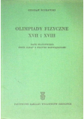 Olimpiady fizyczne XVII i XVIII